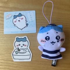 ちいかわ ハチワレ マスコット ステッカー 3点セットのサムネイル