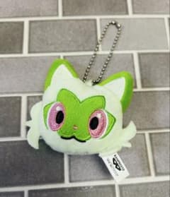 【ニャオハ】ポケットモンスター ボールチェーン付きフェイスぬいぐるみvol.2