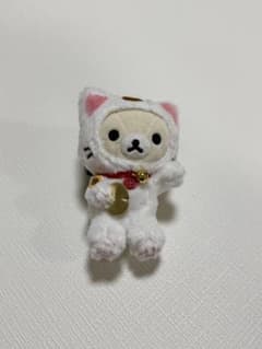 ♡りらっくま茶房限定♡ コリラックマ 招き猫ぬいぐるみのサムネイル