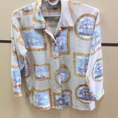 値下げ❗ 昭和レトロなブラウス(S) オンワード樫山 - メルカリ