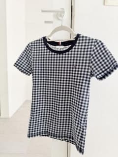 トミーフィルヒィガー　ギンガムチェックTシャツのサムネイル
