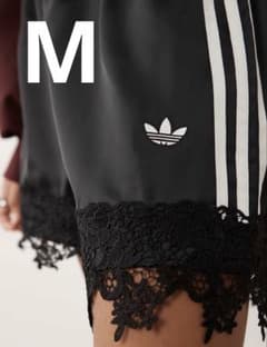 おまとめ⭐ サテン レース ショートパンツM トラックトップL 日本未発売 adidas レースサテンショートパンツ M - メルカリ