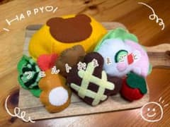 ハンドメイド フェルト おままごと 食べ物 セットのサムネイル