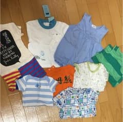 70.80男の子 ロンパース夏まとめのサムネイル