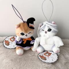 mofusand ハロウィン ぬいぐるみマスコット 2種セット