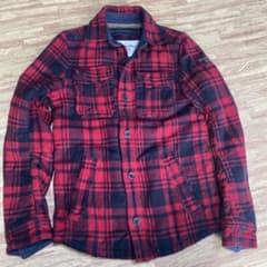 Abercrombie &Fitch 裏ボアチェックアウターのサムネイル