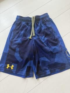 Under Armour バスケットボールパンツ ネイビー/イエローのサムネイル