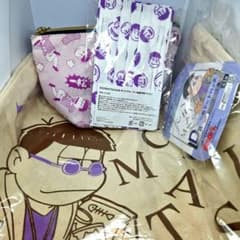 おそ松さん　ぬいぐるみ　ポーチ　がま口　トートバッグ おそ松さん 一松 ポーチ トートバッグ セット 未使用 - メルカリ