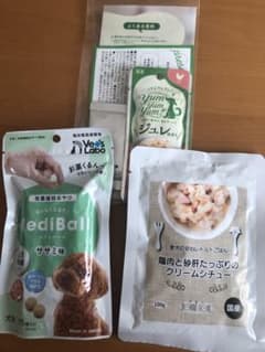 犬用レトルトごはん、投薬補助おやつのサムネイル