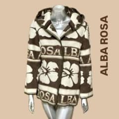 希少！激レア！ALBA ROSAブランケット 升目コート ハイビスカス 希少！激レア！ALBA ROSAブランケット 升目コート ハイビスカス - メルカリ