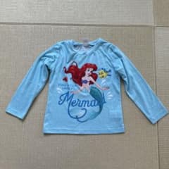 アリエル プリント 長袖カットソー 水色のサムネイル