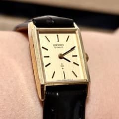 稼働 SEIKO 70s 諏訪精工舎 ヴィンテージ腕時計 タンク スクエア