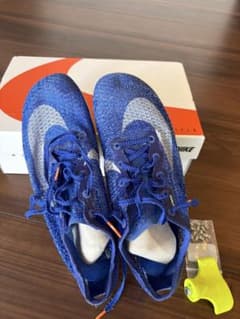 Nike エアズームビクトリー25.5スパイクシューズ 青のサムネイル