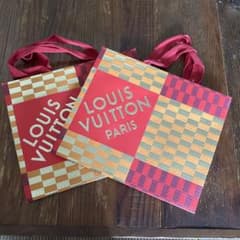 LOUIS VUITTON ショップ袋 2枚セット - メルカリ