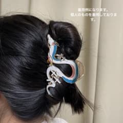 千と千尋の神隠し　ハク　ジブリ　ヘアクリップ　ゴールドのサムネイル