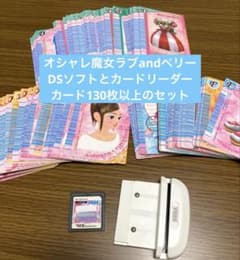 オシャレ魔女ラブandベリー DSソフト カードリーダー カード130枚以上