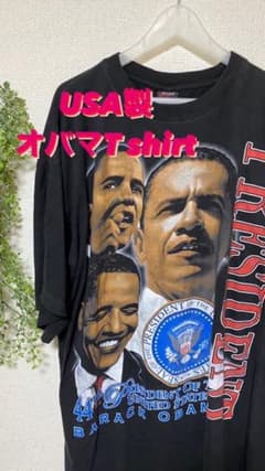 バングラデシュ製　オバマ　ラップT shirtのサムネイル