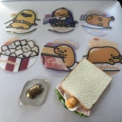 ぐでたま　ジオラマットこれくしょん　コースター　金のぐでたまセットのサムネイル