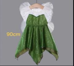 妖精 ワンピース 90cm ハロウィン コスプレ ドレス　ディズニーのサムネイル