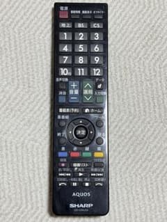 SHARP AQUOS テレビ用リモコン GB123WJSA 本体のサムネイル