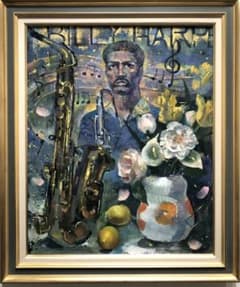 油絵　絵画アート　インテリア　ビリーハーパー　室内装飾　作品 油絵 絵画アート ハンドメイド インテリア ビリーハーパー 室内装飾