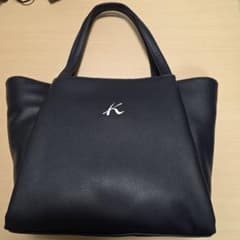 あんこさま専用新品未使用キタムラネイビー トートバッグ Kの刺繍付き あんこさま専用新品未使用キタムラネイビー トートバッグ Kの刺繍付き