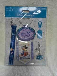 ジュビリーバッジセット バケパ特典 非売品 ディズニーシー25周年