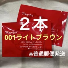 新品未開封〈リフィル〉×2本〈□001ライト〉パピリオ ステイブロウ G