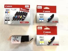 Canon キャノン 純正品 350 351 XL インクカートリッジセット - メルカリ