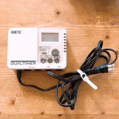 GEX  デュアルタイマー　ジェックス　水槽　魚用　照明　co2のサムネイル