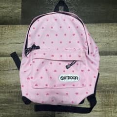 OUTDOOR PRODUCTS キッズ リュック ピンク ハート柄のサムネイル