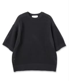 クルニ 25SS バイカラーメッシュニット ポロシャツ stein エトセンス