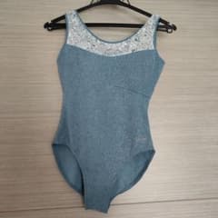 グリシコ　ブルー切替 レオタード　Sサイズのサムネイル