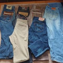 【KOMU様専用】 デニム ジーンズ トラウザー Edwin Levis 計6本のサムネイル