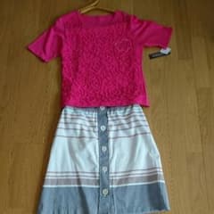 ♥新品 未使用 タグつき 花柄カットソーのサムネイル