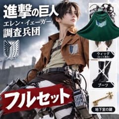 Attack Titan Wind Cosplay Jacket, Unisex, Wings of Liberty Emblem Survey Corps costume