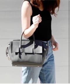 PLAIN CLOTHING シーズンレス2WAYフラップハンドバッグのサムネイル