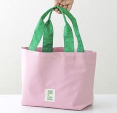 【新品・未使用】スリーコインズ　裏地アルミ加工　ランチトートバッグのサムネイル