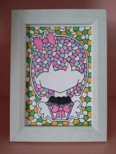 ごぼう様 手描きイラスト、青い蝶々のサムネイル