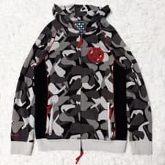 【美品】ラッセルノ カモフラ ニットジップパーカー メンズ L サイズ 美品】ラッセルノ カモフラ ニットジップパーカー メンズ L サイズ