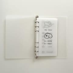 早い者勝ち 韓国 貯金 貯蓄 バインダー カバー リフィル わんちゃん