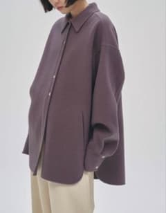 todayful Wool Shirts Jacket スカイブルー - 4