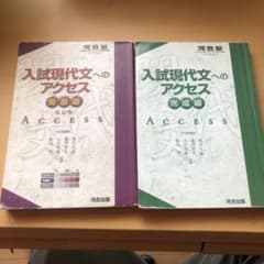 入試現代文へのアクセス 発展編＋完成編のサムネイル