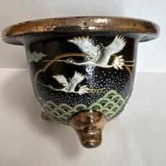 錦鉢 富貴蘭鉢 未使用品 (鶴柄) - メルカリ