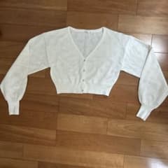 ハート透かしカーディガンのサムネイル