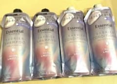 エッセンシャルうるおいバリアシャンプーコンディショナー340ml、各2本セットのサムネイル
