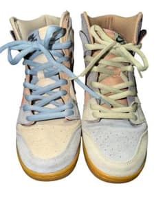 Nike SB Dunk High マルチカラー スエード スニーカーのサムネイル