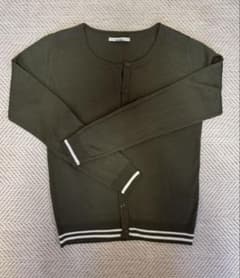 OLIVE des OLIVE 長袖カーディガン カーキのサムネイル