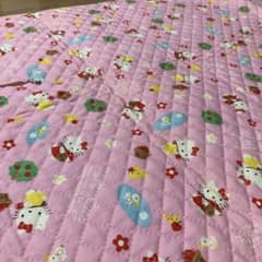 Hello Kitty キルティング生地 ピンク　127×52cmのサムネイル