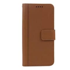 iPhone 12 / 12 Proケース手帳型ブラウンレザーカード収納シンプルのサムネイル